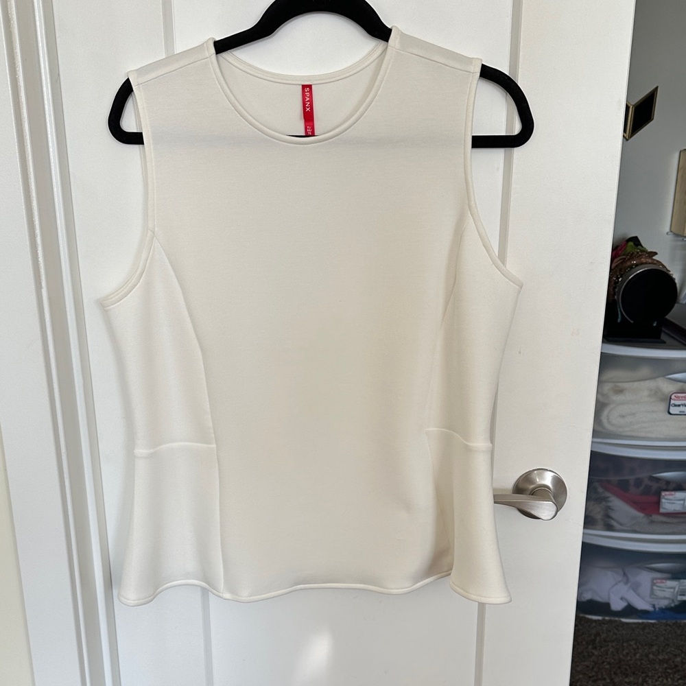 NWOT SPANX Air Essentials Peplum Tank